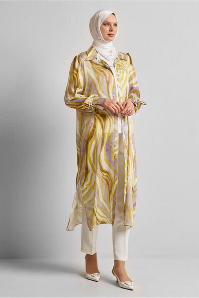 Alvina Long Satin Tunic 45457