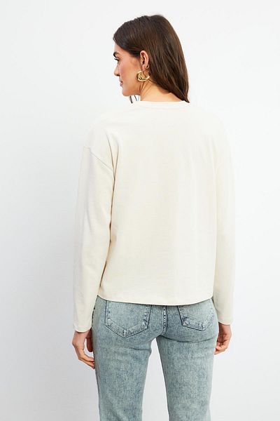 VENA Γυναικείο μακρυμάνικο μπλουζάκι Ashley Stone Crew Neck
