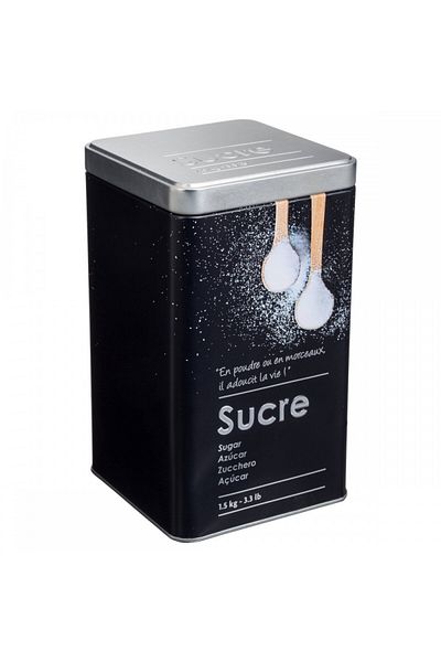 5FIVE Sugar storage container, metal 11 x 18.5 cm