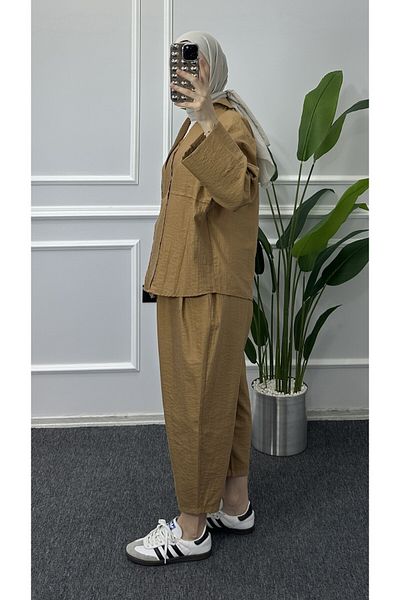 bybaharoz Linen Pinterest Suit Set