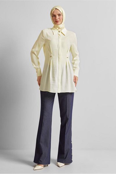 Alvina Linen Look Tunic 45426
