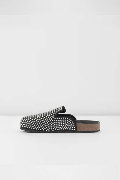 Aldo Epınal-tr-hakiki Deri Siyah Kadın Terlik