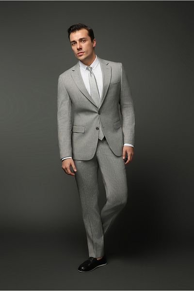 Kiğılı Slim Fit Slim Fit Linen Blended Suit