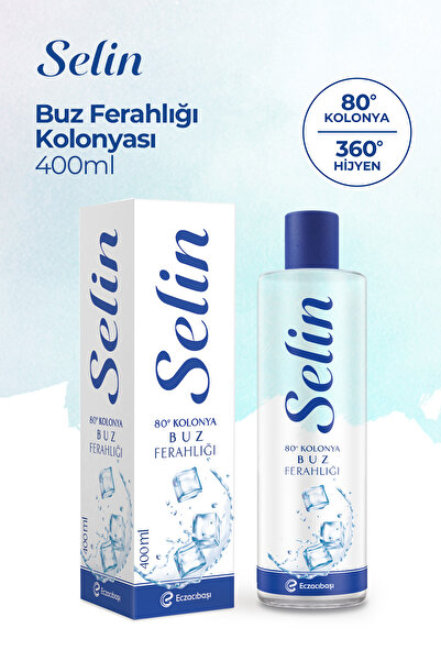 Selin Parfümlü Kolonya Buz Ferahlığı 400 ml 3'lü Set