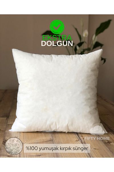 Fifty 1 Piece Throw Pillow Inner Pillow - 8 Discrete Sizes - 100% Red New Filling