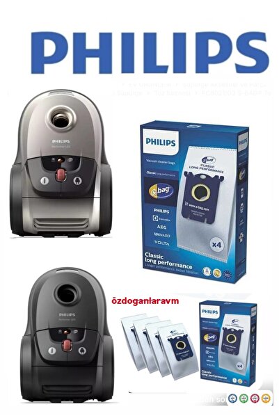 Dogant مكنسة فيليبس الكهربائية XD8152/12 كيس غبار 5 قطع