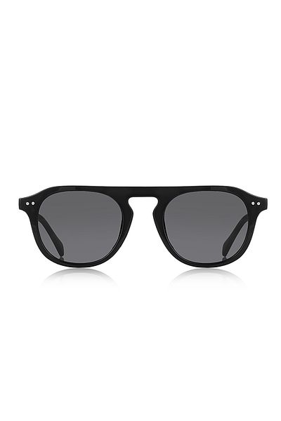 Kinary Unisex Sunglasses Black Shiny 2029