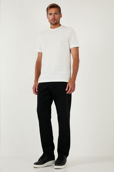 Buratti Stretch Cotton Comfort Fit Ψηλόμεσο Σωληνάριο Τζιν Ανδρικό τζιν παντελόνι 4411s55texas