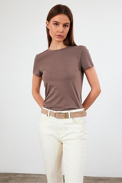 VENA Γυναικείο μπλουζάκι Rachel Vison Crew Neck Slim Fit Basic T-Shirt