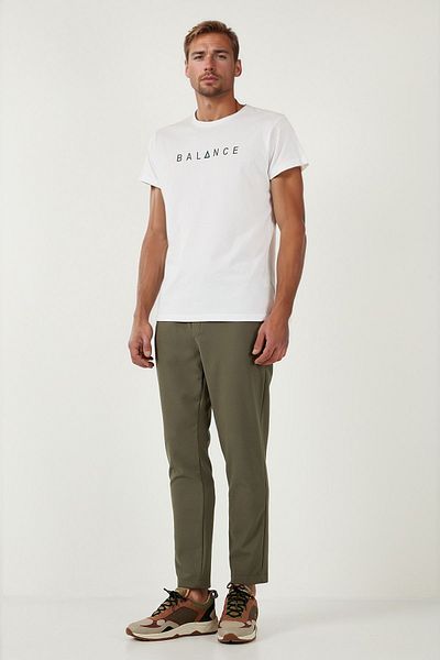 Buratti Stretch Regular Fit Κανονική μέση ίσιο πόδι Jogger Παντελόνι Ανδρικό παντελόνι Cf25617953