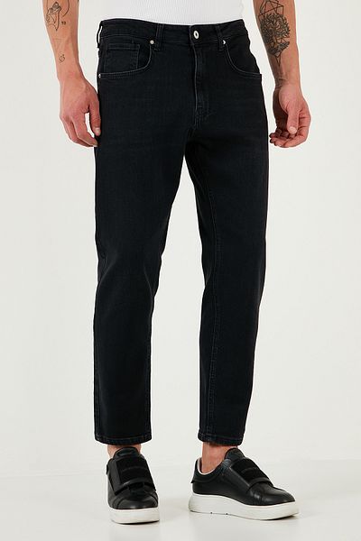 Buratti Stretch βαμβακερό Slim Fit Κανονικό τζιν με σωλήνα μέσης Ανδρικό τζιν παντελόνι 5900s50milano