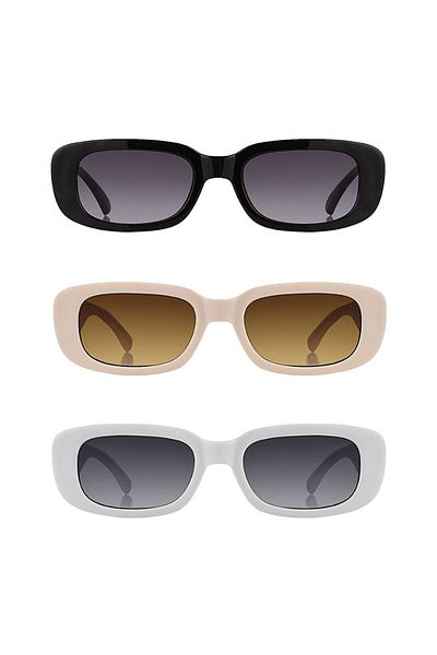Kinary Unisex Sunglasses with Uv400 Protection 3-Piece Opportunity Set 1047
