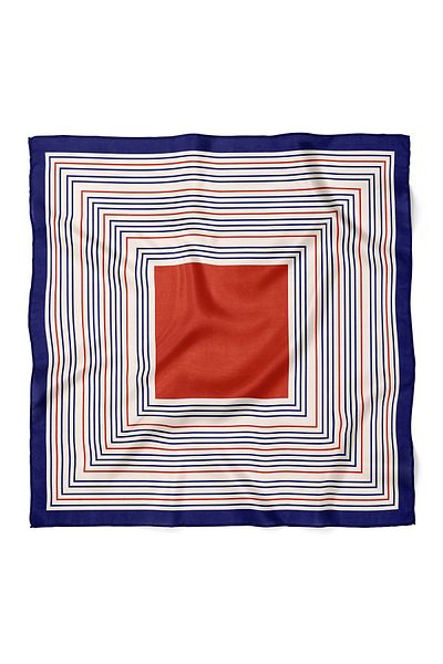 nehir eşarp باندانا وشاح مخطط بنمط مربع 50x50 سم