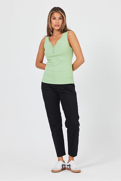 VENA Matilda Water Green Buttoned Women's Undershirt