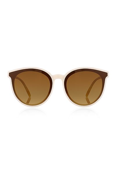 Kinary New Trend Sunglasses Cream Shiny 1013