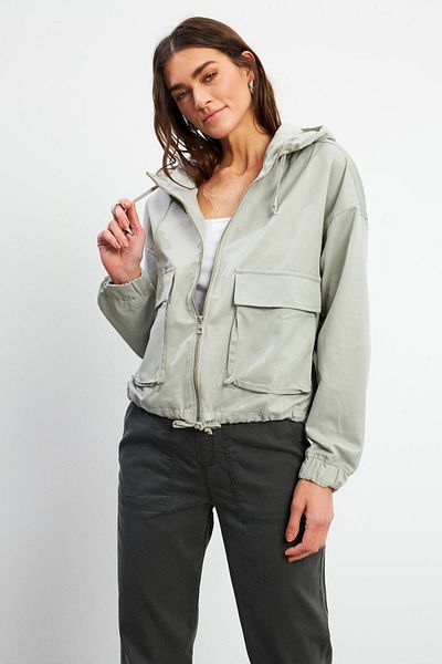 VENA Γυναικείο Meggy Island Tea Hoodie Αντιανεμικό Μπουφάν - 8788g-10007