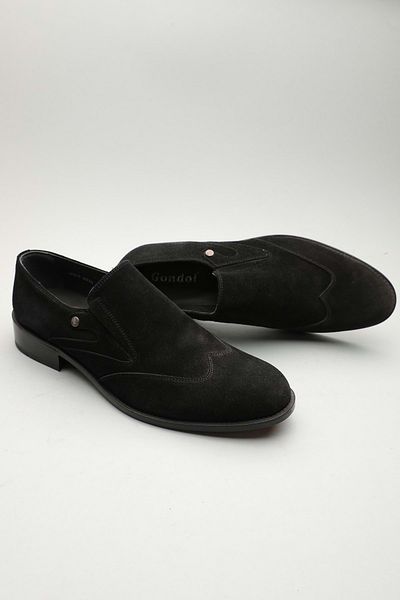 Gondol Ανδρικό Γνήσιο Δέρμα Classic Leather Black Suede 41 Ttx.173