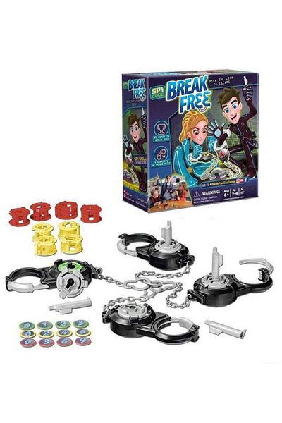 BabyCara Funny Free Game Spy Code Escape Room Family Game Pick Handcuff Lock