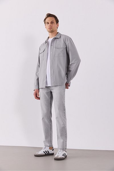VENA Kalimnos Grey Comfort Fit Jean Παντελόνι - ΓΚΡΙ