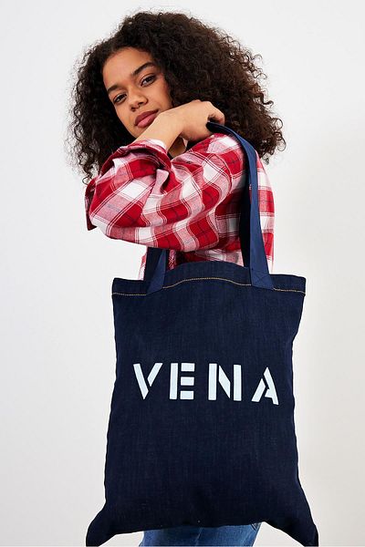 VENA Unisex Denim Bag