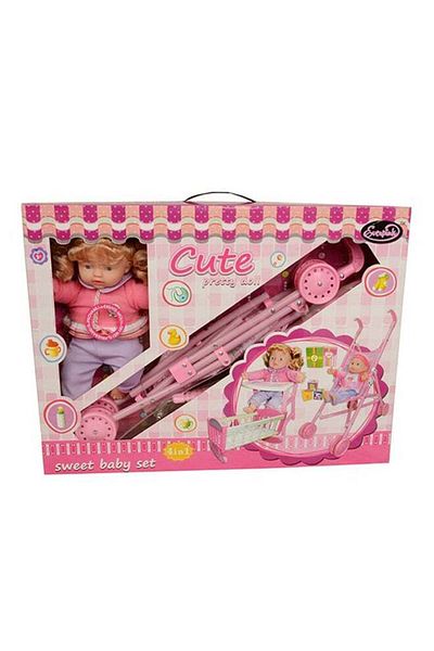 BabyCara 4-In-1 Durable, Sturdy And Foldable Easy To Carry Sweet Baby Set For Kids