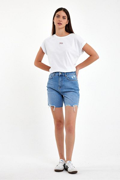 VENA Sementa Bermuda - Pantaloni scurți de damă Sky Blue Jean