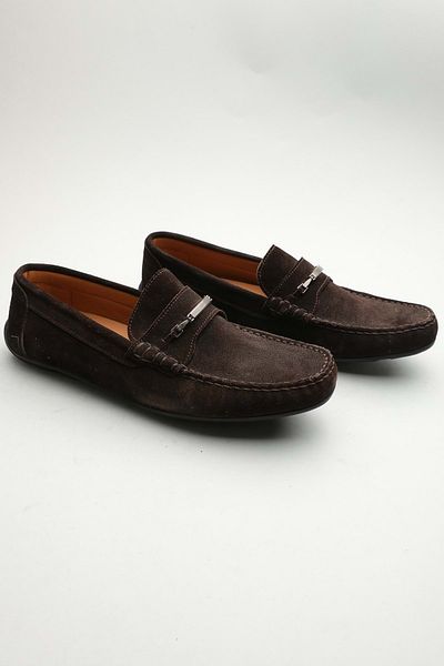 Gondol Loafer clasic din piele naturală pentru bărbați maro 41 Ttx.601213