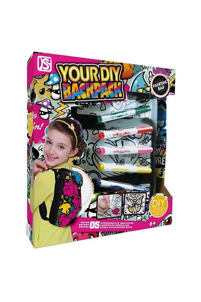 BabyCara DIY Coloring Backpack With 5 Pen
