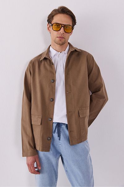 VENA Tom Regular Fit Χρωματιστό Jean Jacket - TABA