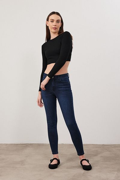 VENA Pantaloni skinny Gabriella Smoke Blue - Smoke Blue