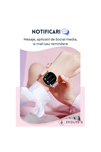 Evolve-x Ceas inteligent pentru femei Evolve-x® PRO 10, ecran AMOLED