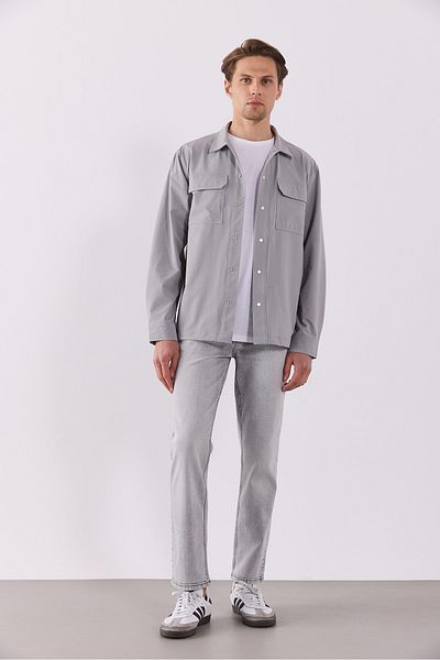 VENA Jachetă Pedro Parașuta - ICE GREY Model