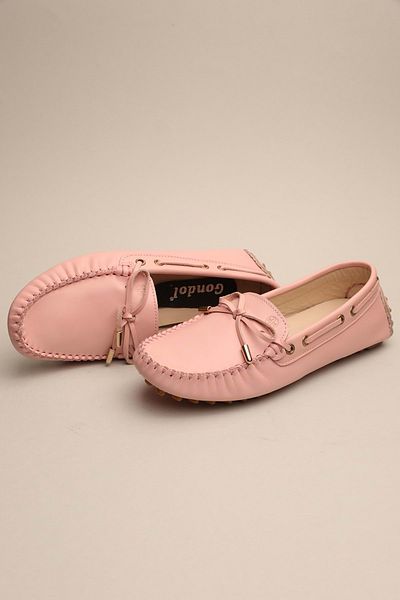 Gondol Loafer clasic de damă din piele naturală Powder 37 Ttx.753