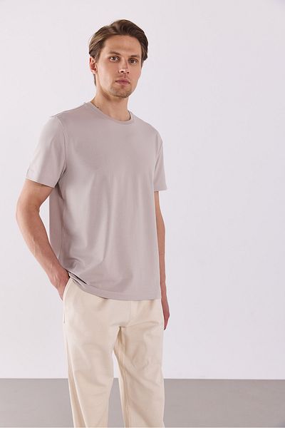 VENA Tricou de bază Ken Crew Neck Regular Fit - ICE GREY