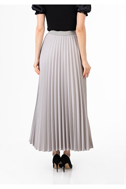 G-Line Fusta antracit Maxi cu talie elastică