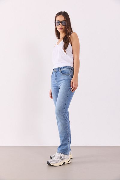 VENA Pantaloni de jeans Gabriel Med Blue Straight Fit - MED BLUE