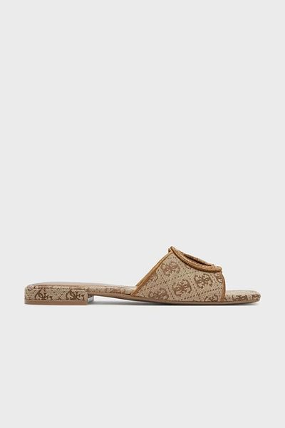 Guess Tarishae Women's Beige/Brown Slippers Fljtsefal19-Beibr