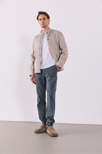 VENA Simon Slim Fit Grey Jogger Jean Παντελόνι - ΓΚΡΙ