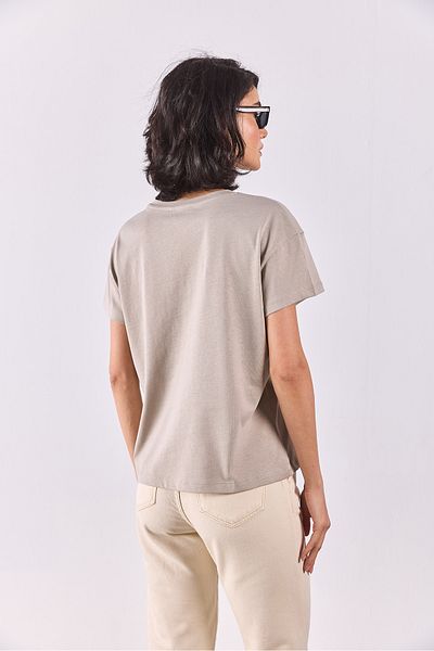 VENA Bohemian Printed T-Shirt - Gray
