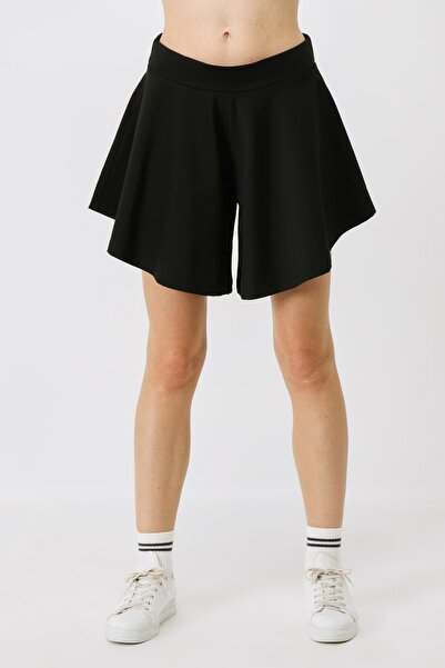 C&City Women's Black Sports Shorts - 9415 Model