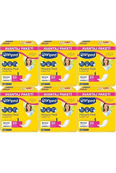 Canped MESANE PEDİ 20 Lİ ORTA (M) 6 ADET