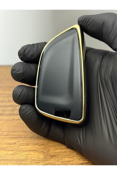 Luxe Aksesuarr Bmw Fem Model F10-f30 -f11- F90 Compatibil Smart 4 Butoane Protecție Cheie Control Carcasă din silicon Negru