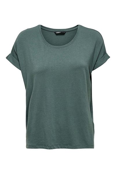 ONLY Hns Elz Sleeve Fold T-Shirt - Hns - St06477-Petrol Green-Xl