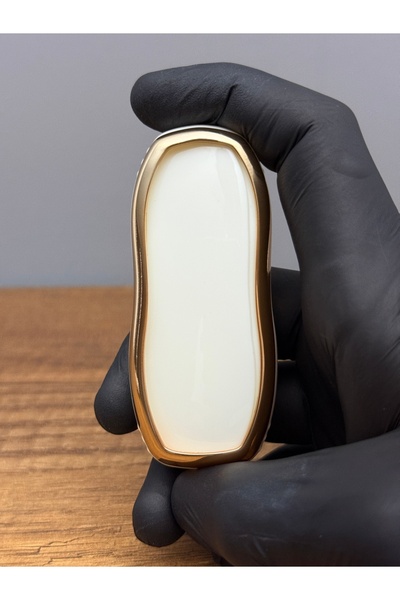 Luxe Aksesuarr Porsche Smar Panamera- Macan - Cayenne Husa de protectie cheie din silicon cu 3 butoane Culoare alba