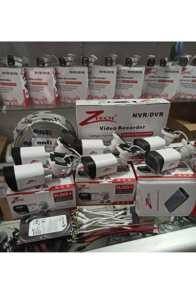 ZTECH 6 lı Güvenlik Kamera Sistemi Hazır Seti ZTECH