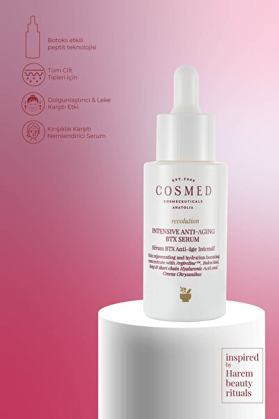 COSMED Revolution Intensive Anti-aging Btx Serum/kırışıklık Ve Yaşlanma Karşıtı Yüz Bakım Serumu 30 ml