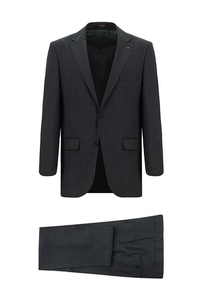 Abdullah Kiğılı Classic Striped Wool Suit