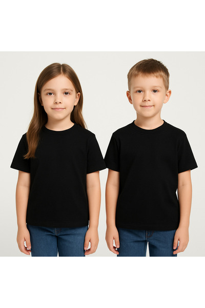 Kyex Kids Unisex Basic Cotton Oversize T-Shirt