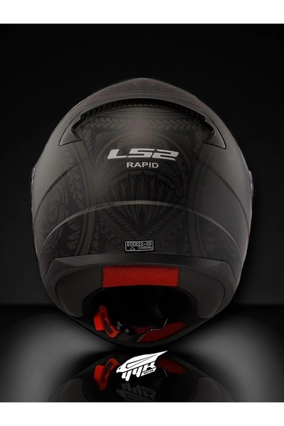 LS2 Rapid 2 Takaroa Mat Si?yah Kask