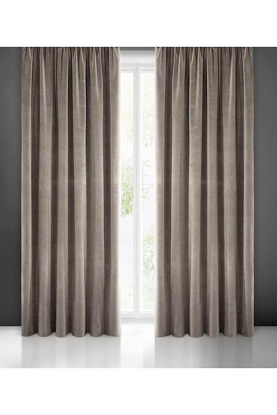 NS Ehli Tacir Βιζόν Velvet Fabric Extrafor Drawstring Κουρτίνα μονής πτερύγιος νέας σεζόν